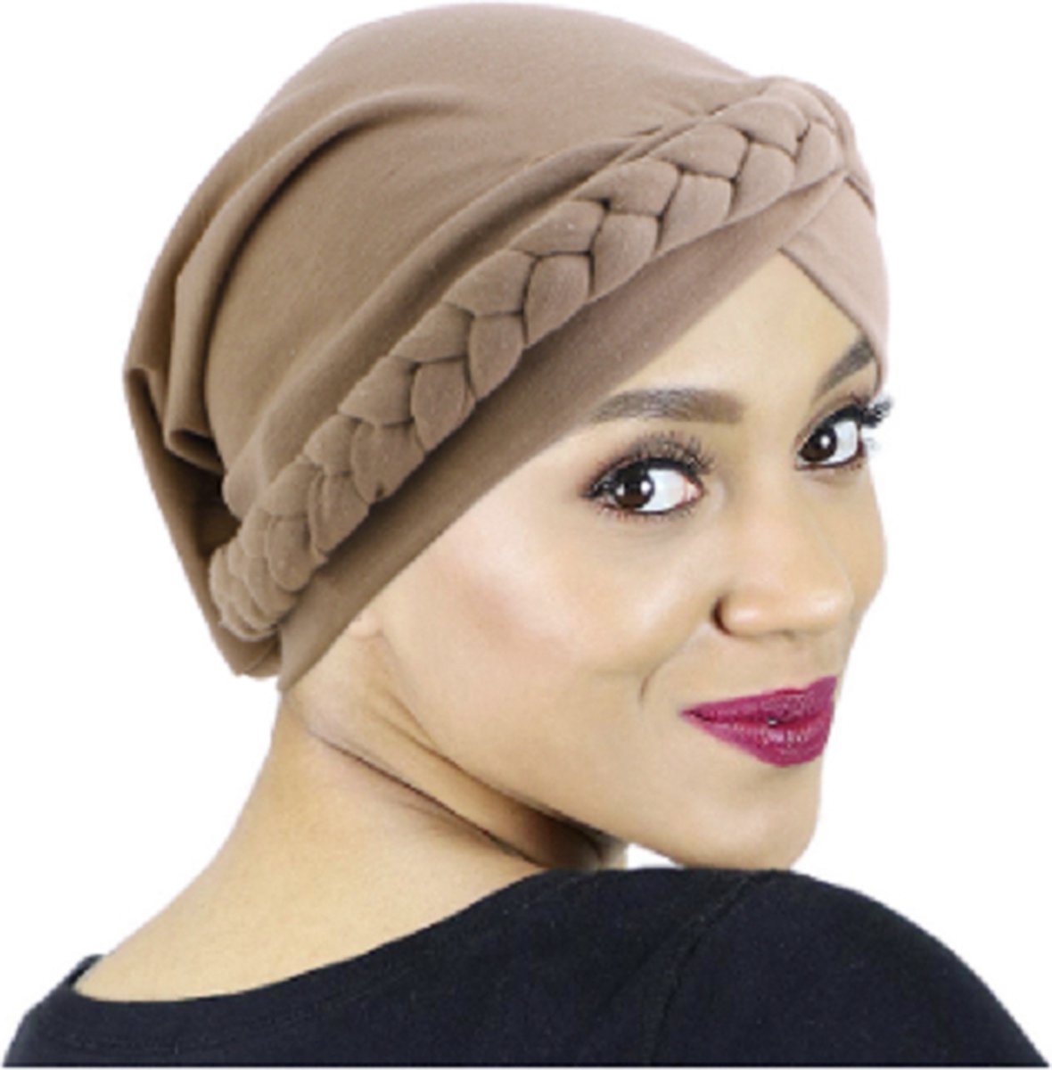 Turban Hat Fashion élégant chapeau de chimio foulard respirant pour les  femmes 