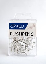 Opalu Push Pins Transparant 40 stuks