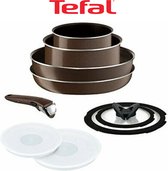 Tefal Ingenio Asia Toba Batterie de cuisine en aluminium de haute qualité - 9 pièces