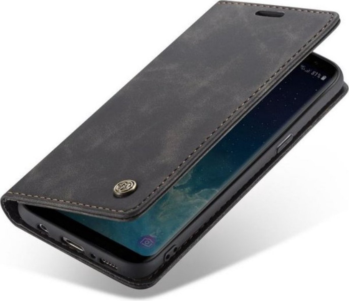 OPPO Reno 6 Pro - CaseMe Bookcase - Portemonnee hoesje - Zwart