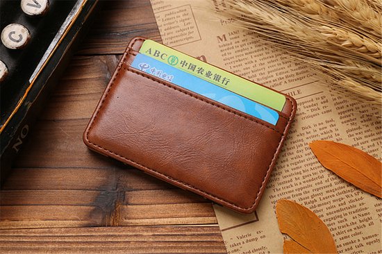 Voorzichtigheid Verouderd vermoeidheid Magic Wallet Portefeuille - Lichtbruin - Kaarthouder | bol.com
