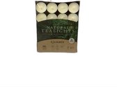 natural tealights 40 stuks waxine kaarsjes
