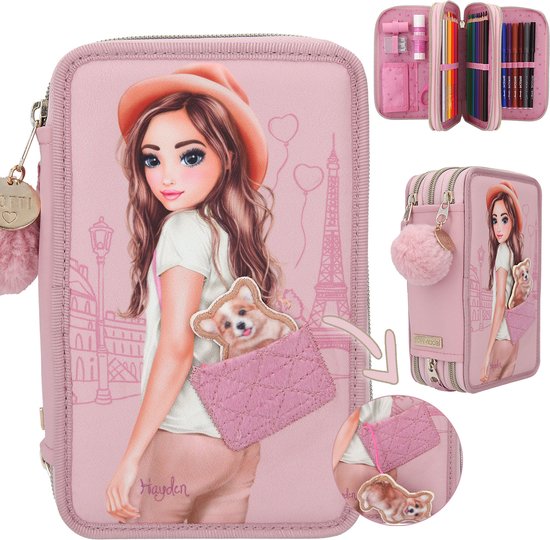 Depesche - TOPModel 3-vaks etui CORGI