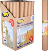 HPX Sticky Cover Paper Stairs - zelfklevend afdekpapier - bruin - 50 cm x 15 m