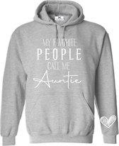 Hoodie-cadeau voor tante-My favorite auntie-Maat Xxl