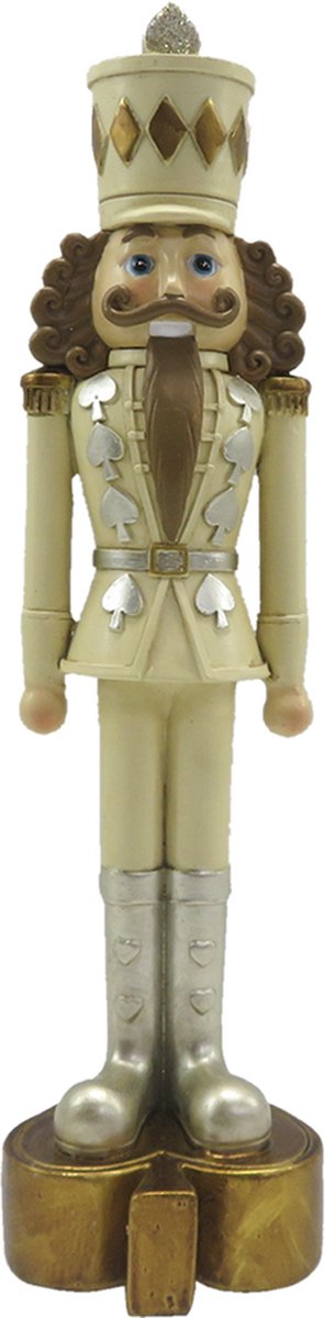 Clayre & Eef Beeld Notenkraker 24 cm Beige Bruin Kunststof