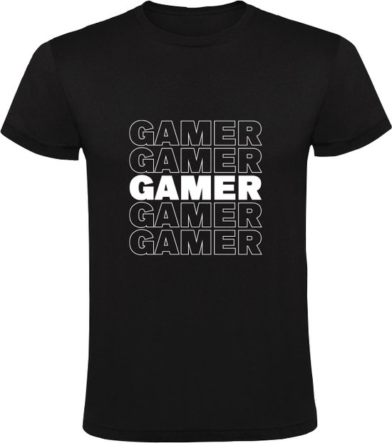 Gamer Heren T-shirt | Joystick | Controller | Game Console | Computerspel | Game Computer | Videogame | Videospel