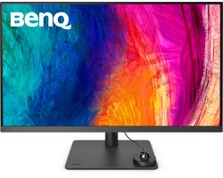 BenQ 4K Monitor PD3205U - Geschikt voor MAC - IPS Beeldscherm - AQCOLOR - HDMI - Ultra HD 3840x2160 Pixel - USB-C - 32 inch