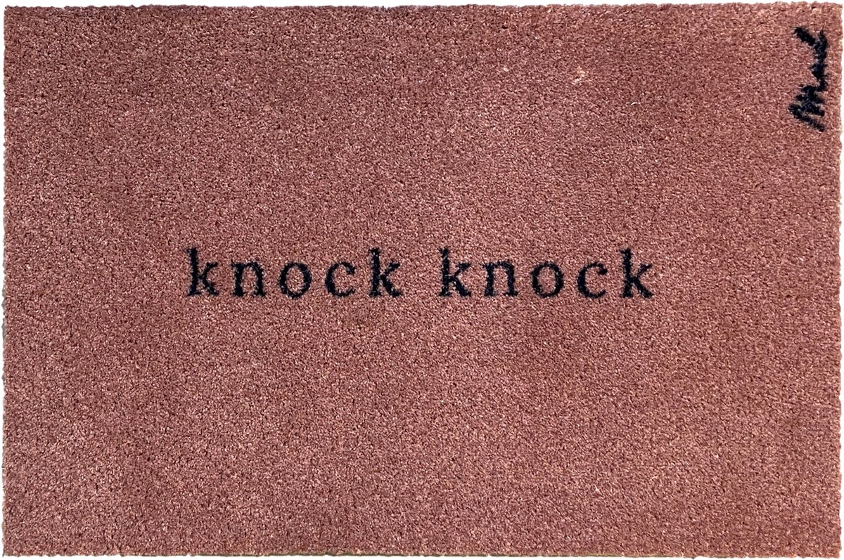 Mad About Mats - Amira - deurmat - knock knock - schoonloop/scraper - wasbaar - 50x75cm