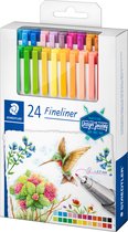STAEDTLER Design Journey - feutre fin triplus - étui à crayons 20 + 4 OFFERTS