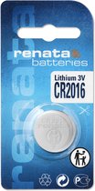 Renata Lithium Batterij - Knoopcel - CR2016 - 1 stuks - 3V - Made in China