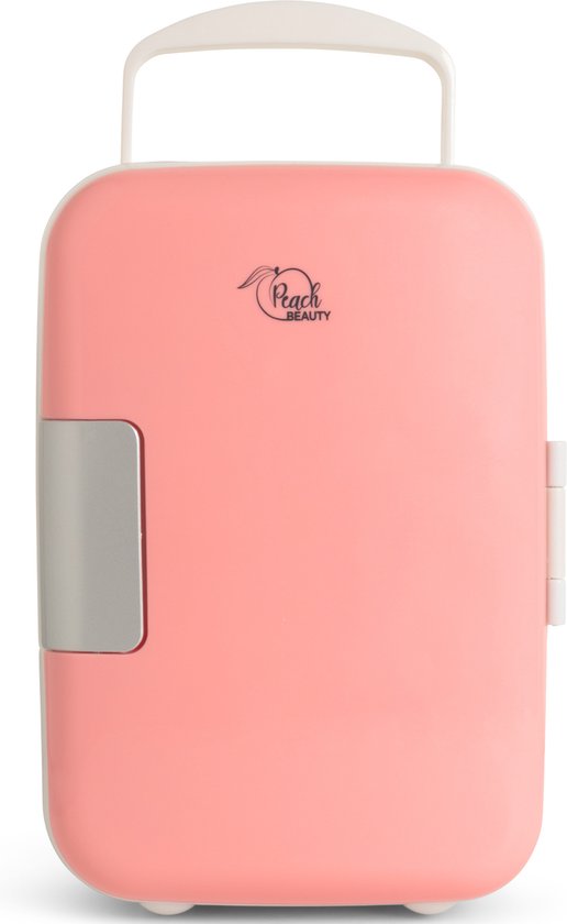 Mini koelkast: Peach Beauty Mini Makeup Koelkast Roze - Skincare Fridge - 4 Liter, van het merk Peach Beauty