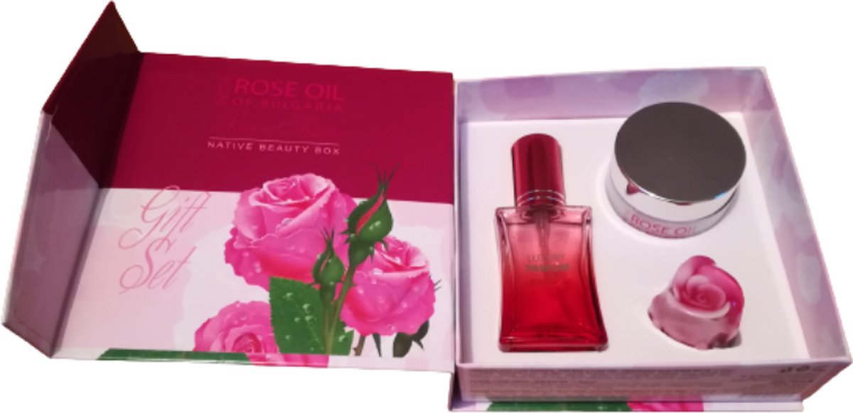 Biofresh - Geschenkset Rozen Eau de Parfum, dagcreme en glycerine Zeep Regina Roses