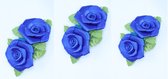3 haar bloemen clicks 2 roosjes op click blauw
