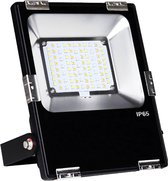 Mi-Light MiBoxer - Projecteur LED - Smart LED - 30 Watt - Projecteur LED Intelligent - RGB+CCT - Couleur Ajustable - Etanche IP65 - Zwart Mat