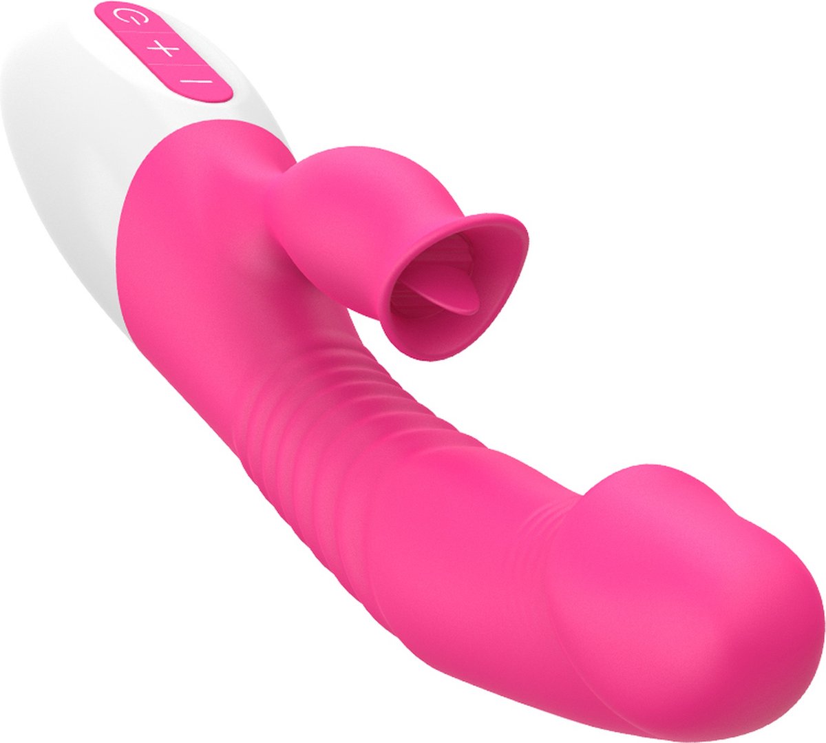 Goedkoopste Vibrator - Silicon, Vibrator 7 standen and Heating Mode, - Roze