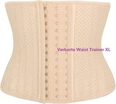 Igoods Waist Trainer Corset - Ceinture pour femme - XL / 70-77,5 kg - Couleur claire - Bande ventrale post-partum réglable - Vêtements en forme de latex pour femme - Haut du corps court - Respirant -