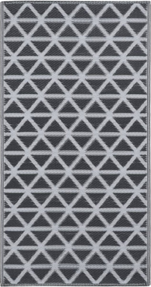 vidaXL - Buitenkleed - 190x290 - cm - PP - zwart