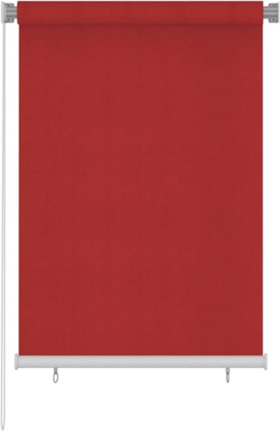 vidaXL-Rolgordijn-voor-buiten-100x140-cm-HDPE-rood