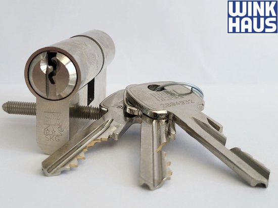 ABUS EC550 Profil-Knaufzylinder Länge Z30/K35mm mit 6 Schlüssel