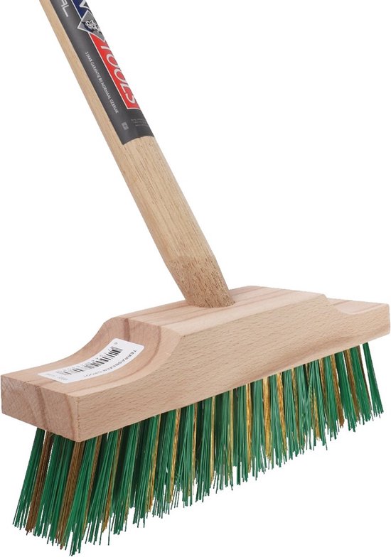 Talen Tools - Terrasbezem - Klein - Staal - Compleet van Talen Tools — afbeelding 4
