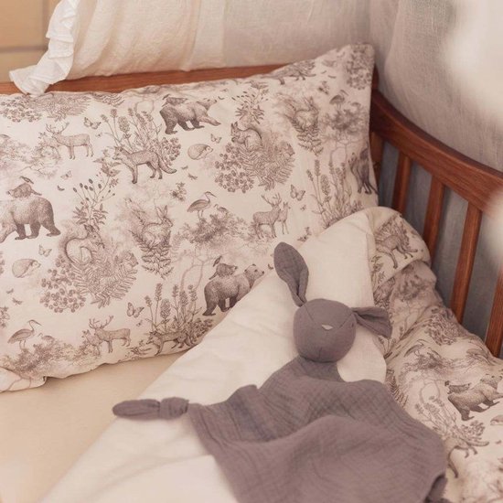 Jollein Baby Hoeslaken Ledikant - Nougat - Jersey - 2 Stuks - 60x120cm