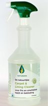 Naturama - Sprayflacon tapijt- en bekledingreiniger (geur: citroen) - 1 liter - Vegan - Palmolievrij - 100% biologisch - Niet getest op dieren