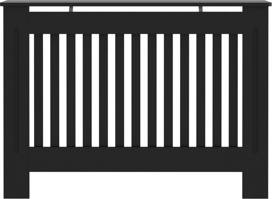 vidaXL Radiatorombouw 112x19x81.5 cm MDF wit