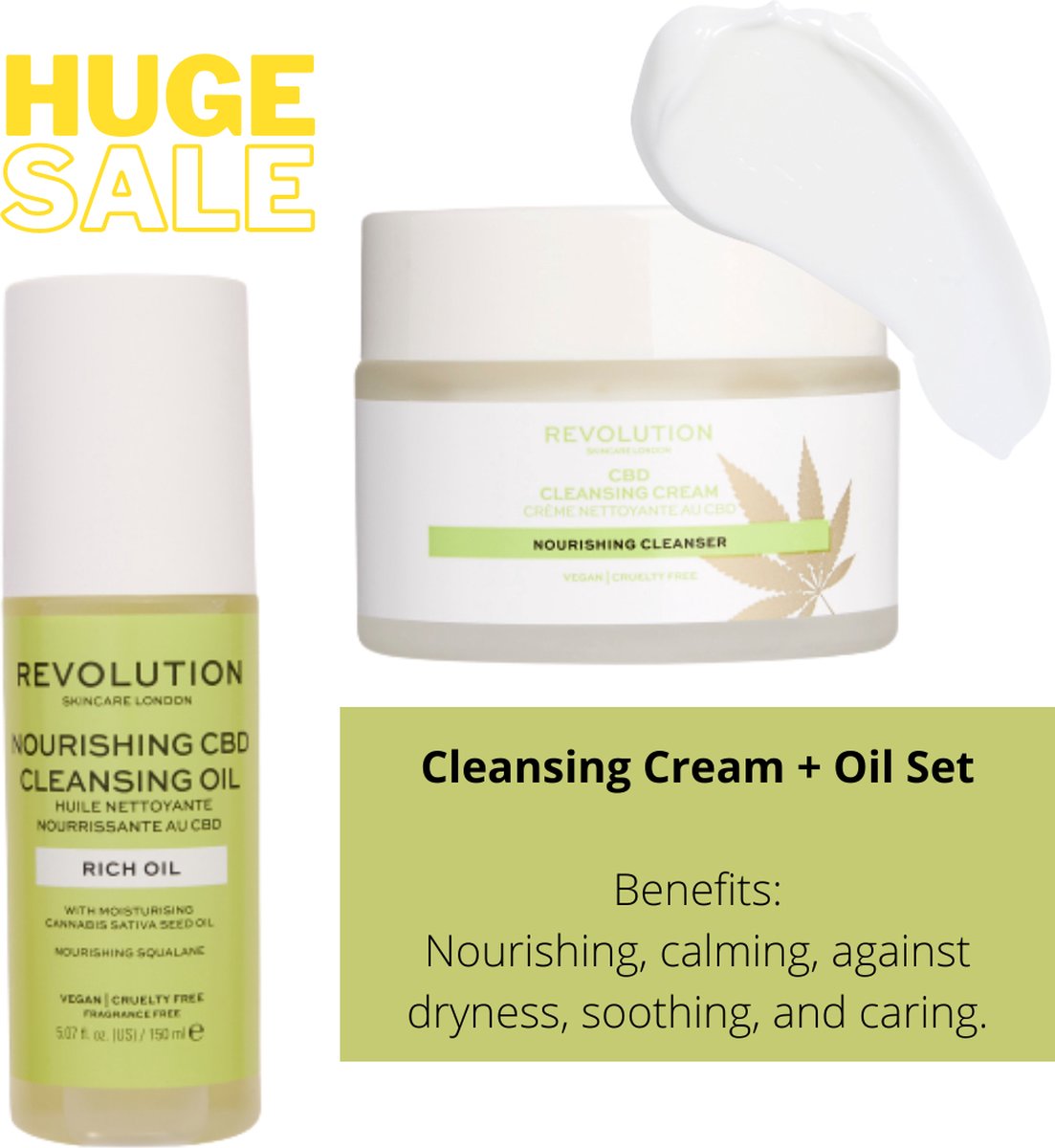 Revolution Skincare Cleansing Cream & Oil Set