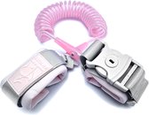Polstuigje Roze 360 Plus met slotje - Het enige CE gekeurde polstuigje - 2 meter elastisch koord - Kindertuigje