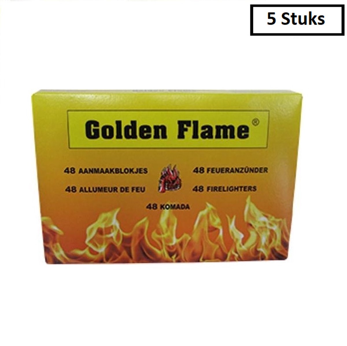 Golden Flame Aanmaakblokjes wit 5 Stuks