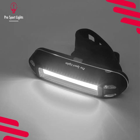 pistool Eigendom Roei uit Fiets voorlicht - WIT USB oplaadbaar - LED Fietsverlichting | bol.com