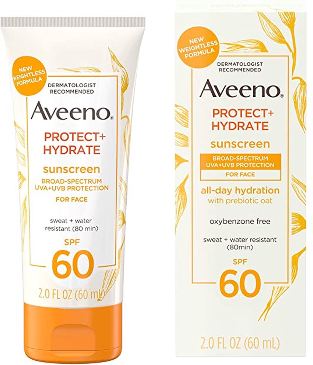Aveeno Protect + Hydrate Sunscreen met SPF 60