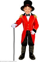 Widmann - Circus Kostuum - Baas Van Circus Dwaas Jongen - rood - Maat 158 - Carnavalskleding - Verkleedkleding