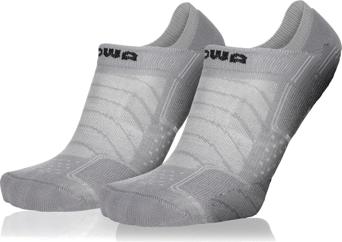 Lowa Everyday No-Show Merino wol 2-pack - Lichtgrijs - 35-38 - Enkellaags sokken, footies of sneakersok, 2 paar