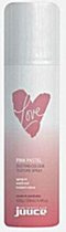 Juuce Love Pink Pastel Dusting Colour Texture Spray 100G Spray In Wash Out