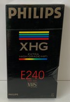 Philips XHG 240 4hrs lege VHS videoband video cassette