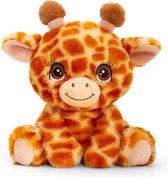Pluche knuffel dieren giraffe 25 cm - Knuffelbeesten speelgoed