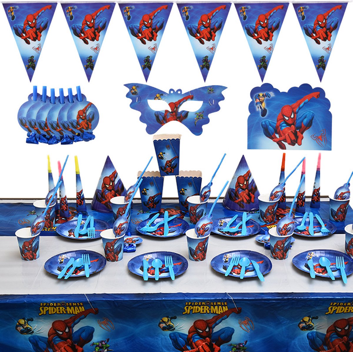 Guirlande Spiderman Anniversaire 2,3m décoration