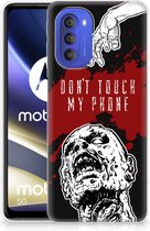 GSM Hoesje Motorola Moto G51 5G Back Case TPU Siliconen Hoesje Zombie Blood