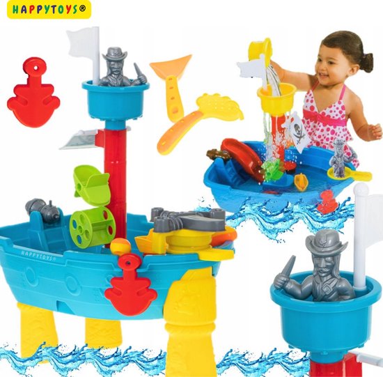 HappyToys® Piratenboot - Aquaplay - Watertafel - Zandtafel - Watertafel  Speelgoed -... | bol.com