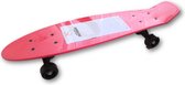 Mini skateboard rood - 55 cm lang - voor max 85 KG - Kinderen - Volwassenen - Stunt skateboard