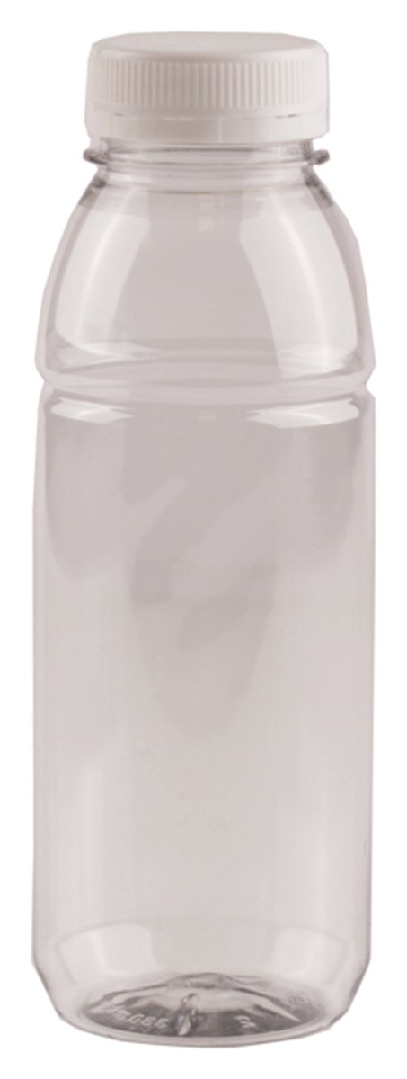 Petfles- 500 ml- 15x - Met dop-Waterfles- Transparant- Depa