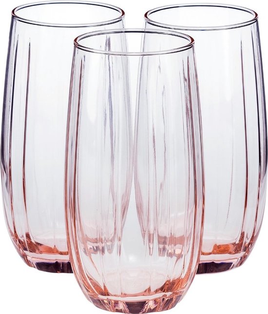 Service De Verres PASABAHCE Linka – 18 Pièces : 6 Verres à Eau (250 Ml), 6 Verres à Eau (19,5 Cm), 6 Verres à Vin (15 Cm) – Passe Au Lave-vaisselle