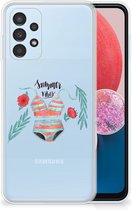 TPU Siliconen Hoesje Geschikt voor Samsung Galaxy A13 4G Telefoon Hoesje Boho Summer