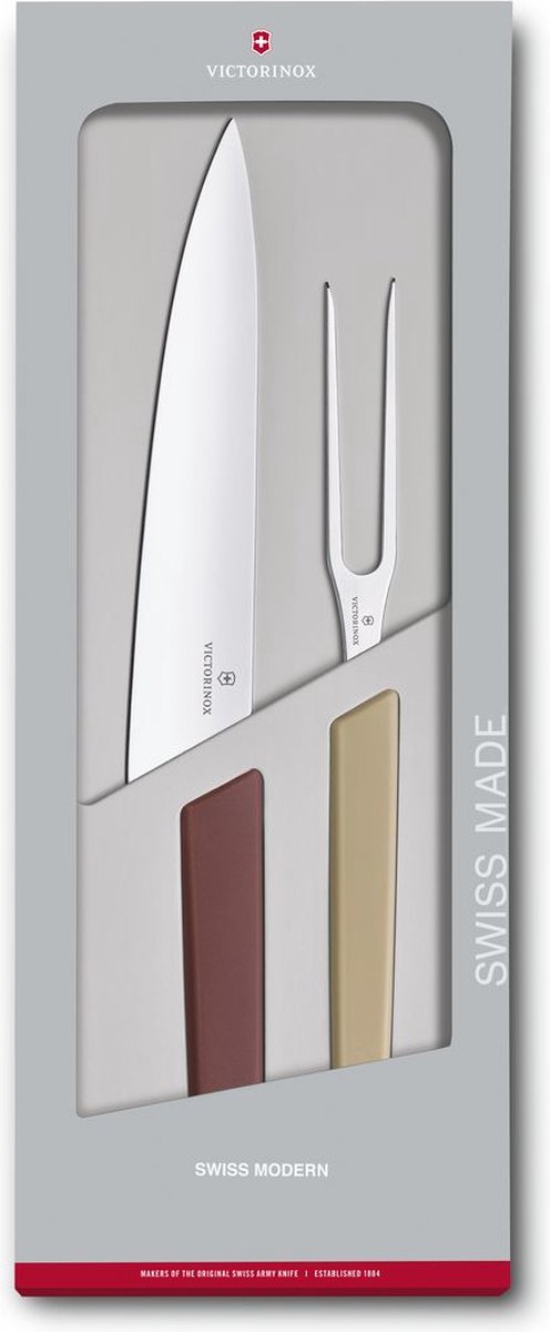 Victorinox 6.9096.21G, Messenset, Roestvrijstaal, Polypropyleen, Roestvrijstaal, Meerkleurig, 21 cm