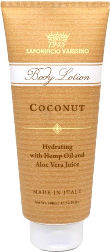 Saponificio Varesino - Bodylotion - Coconut / Kokosnoot - Vegan - 400 ml