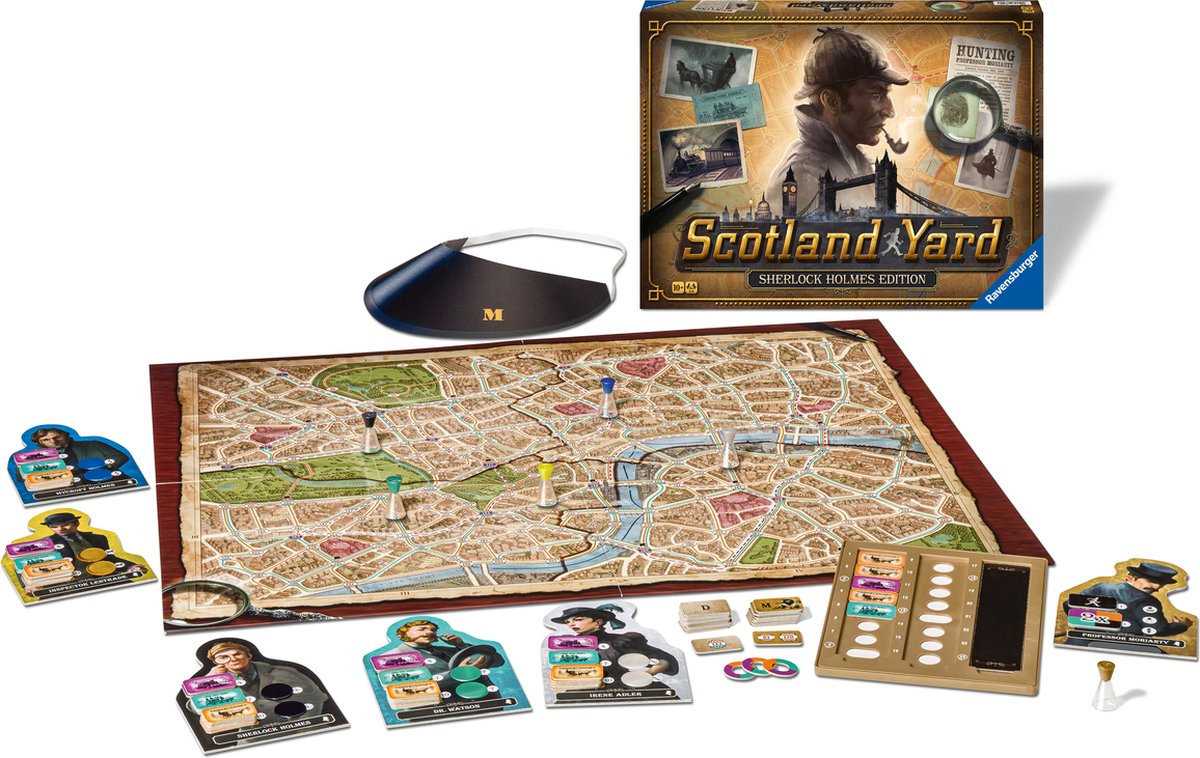 Ravensburger Scotland Yard Sherlock Holmes Editie - Bordspel — afbeelding 3