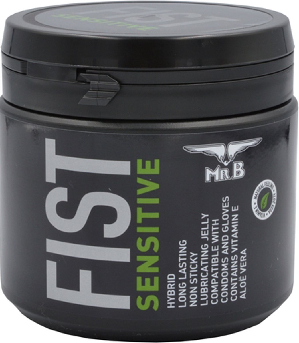 Goedkoopste Mister B - Fist Sensitive - Hybride Fisting Glijmiddel - Verzorgend met Vitamine E en Aloë Vera - 500 ml