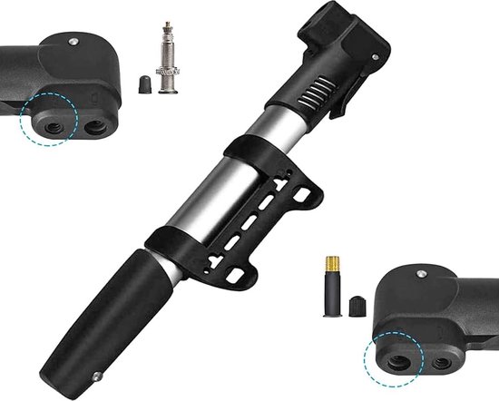 Pompe à vélo - facile à utiliser - qualité supérieure - gain de place